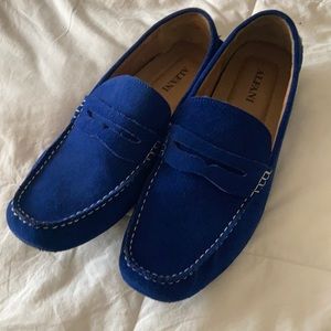 Alfani blue Suede slips